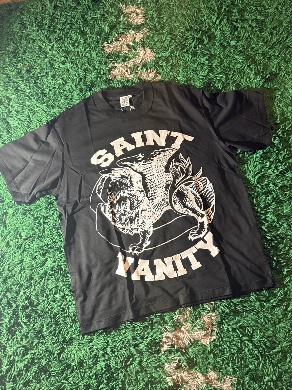 Black Graphic Short Sleeve Tee